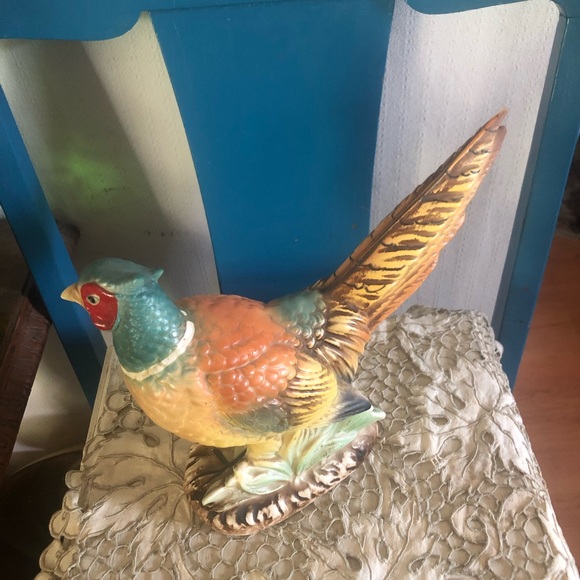 Vintage Hand-painted Ring-Necked Pheasants Bird Figurines Made in JAPAN - Picture 3 of 16